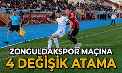 Zonguldakspor maçına 4 değişik atama