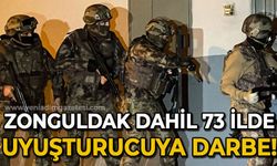 Zonguldak dahil 73 ilde uyuşturucu operasyonu!