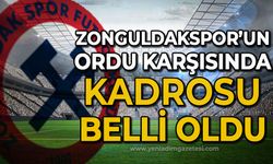 Zonguldakspor'un Orduspor karşısında kadrosu belli oldu