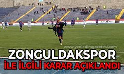 Zonguldakspor ile ilgili karar açıklandı