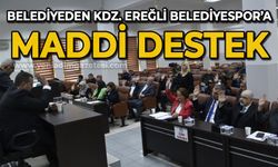 Belediyeden Kdz. Ereğli Belediyespor'a maddi destek