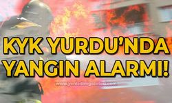 KYK yurdunda yangın alarmı