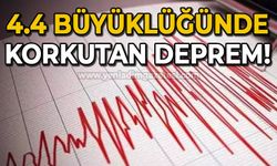 4.4 büyüklüğünde deprem