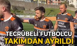 Tecrübeli futbolcu takımdan ayrıldığını duyurdu