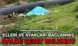 Denizde elleri ve ayakları bağlanmış erkek cesedi bulundu