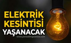 Önleminizi alın: Elektrik kesintisi yaşanacak