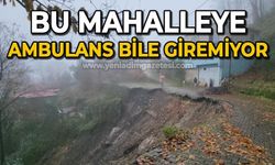 Bu mahalleye ambulans bile giremiyor