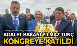 Adalet Bakanı Yılmaz Tunç kongreye katıldı