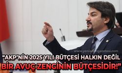 Eylem Ertuğrul: AK Parti'nin 2025 yılı bütçesi, bir avuç zenginin bütçesidir!