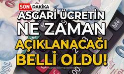 Asgari ücretin ne zaman açıklanacağı belli oldu