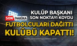 Kulüp başkanı futbolcu dağıttı, kulübü kapattı!