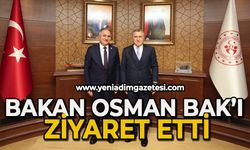 Gençlik ve Spor Bakanı Osman Aşkın Bak’ı ziyaret etti