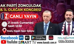 AK Parti Zonguldak 8. Olağan Kongresi KANAL Z'de canlı yayınlanacak