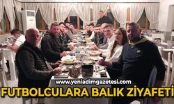 Futbolculara balık ziyafeti