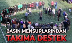 Basın mensuplarından futbol kulübüne destek