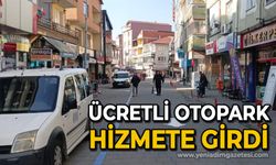 Ücretli otopark hizmete girdi