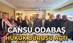 Cansu Odabaş Hukuk Bürosu açtı