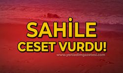 Sahile ceset vurdu