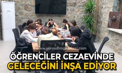 Öğrenciler cezaevinde geleceğini inşa ediyor