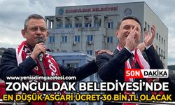 Zonguldak Belediyesi'nde en düşük asgari ücret 30 bin TL olacak!