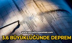 3.6 büyüklüğünde deprem