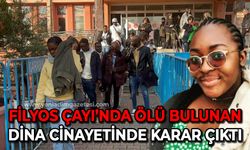 Filyos Çayı'nda ölü bulunan Gabonlu Dina'nın davasında karar çıktı