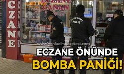 Eczane önüne bırakılan ilaç kutusu bomba paniğine neden oldu