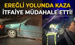 Zonguldak-Ereğli yolunda feci kaza: İtfaiye ekipleri müdahale etti!