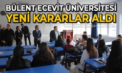 Bülent Ecevit Üniversitesi yeni kararlar aldı