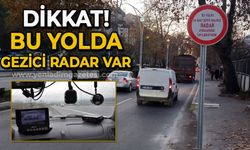 Bu yolda gezici radar var!