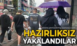 Zonguldak’ta sağanak yağışa hazırlıksız yakalandılar