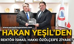 GMİS Genel Başkanı Hakan Yeşil'den BEUN Rektörü Prof. Dr. İsmail Hakkı Özölçer'e ziyaret