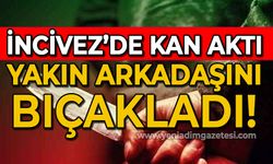 İncivez'de kan aktı: Yakın arkadaşını bıçakladı!