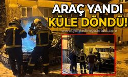 Park halinde araç küle döndü