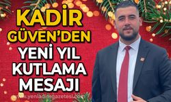 Kadir Güven yeni yılı kutladı