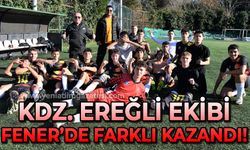 Ereğli Fener'de farklı kazandı: 5-0