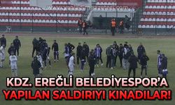 Karadeniz Ereğli Belediyespor'a yapılan saldırıyı kınadılar