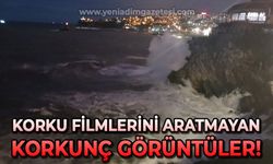 Zonguldak'ta korku filmlerini aratmayan korkunç görüntüler