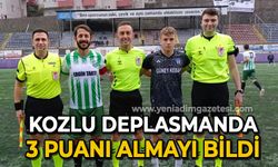 Kozluspor deplasmanda kazanmasını bildi