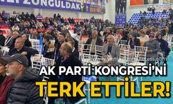 AK Parti Kongresi'ni terk ettiler!