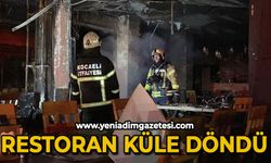 Restoran alevlere teslim oldu