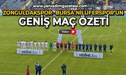 Zonguldakspor- Bursa Nilüferspor maçının geniş özeti