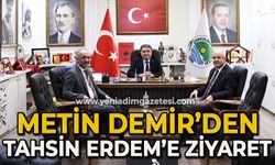 Metin Demir'den Tahsin Erdem'e ziyaret