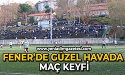 Fenerde güzel havada maç keyfi