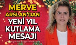 Merve Arslan'dan yeni yıl kutlama mesajı