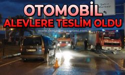 Zonguldak’ta otomobil alevlere teslim oldu