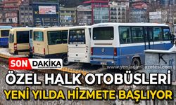 Zonguldak'ta Özel Halk Otobüsleri yeni yılda hizmete girecek