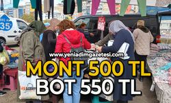 Mont 500 TL, bot 550 TL