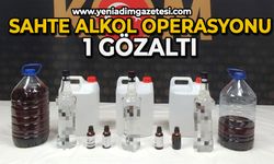 Sahte alkol operasyonu: 1 gözaltı