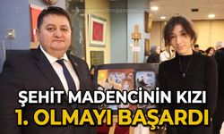 Şehit madencinin kızı 1. olmayı başardı